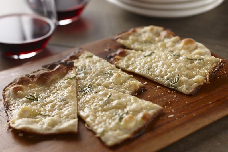 Rosemary and Parmesan Flat Bread Pizza