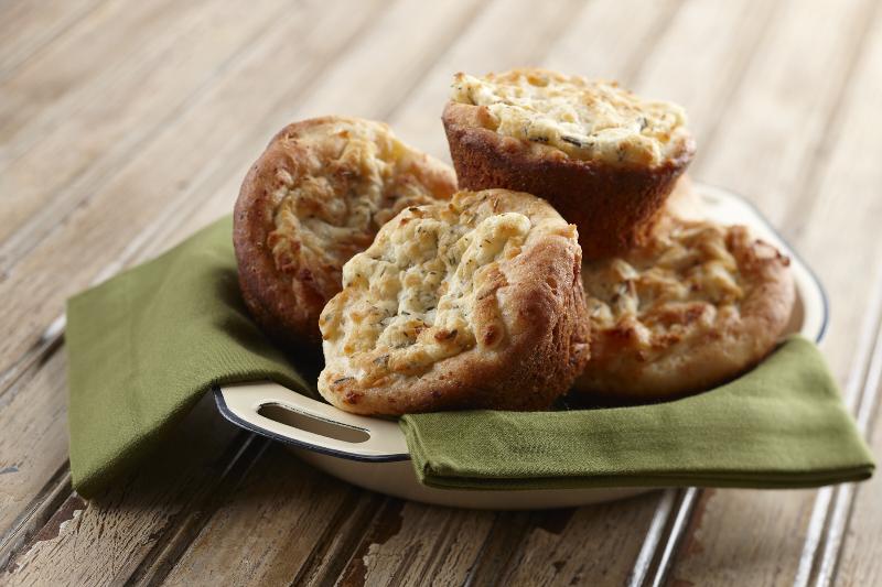 Parmesan Herb Batter Rolls