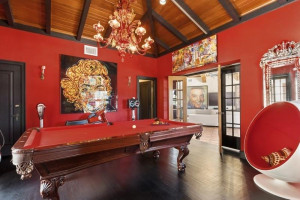 Games room off the living room - has it's own bathroom and closest