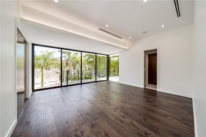 Oversized bedroom directly across from the master bedroom. Great for a gym/office. 2 closets.