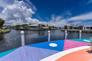 Whimsical dock space and views of luxury LHP properties!