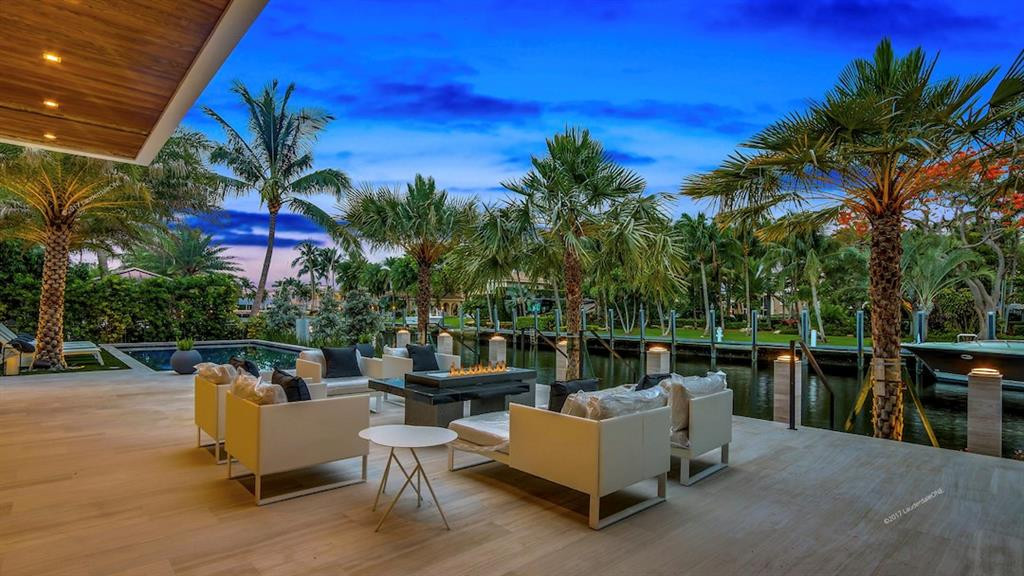 Patio casual living area.