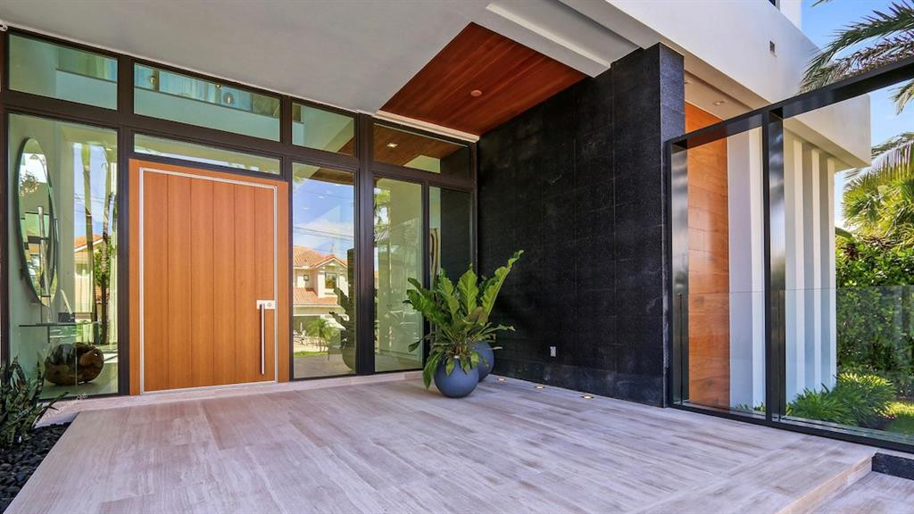 Grand front entrance