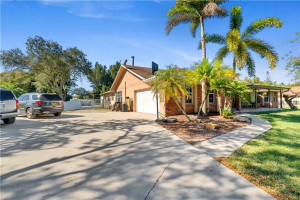 Photo for 5621 SW 163rd Avenue, Southwest Ranches, FL 33331 - Listing #FX-10314352 Driveway & Garage Area - South Side Of Home