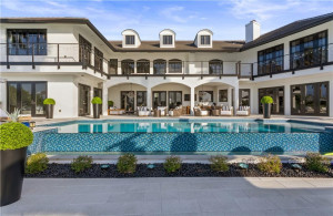 Backyard/swimming pool area during the day.