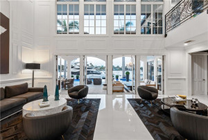 Entry way into the living area and outside.