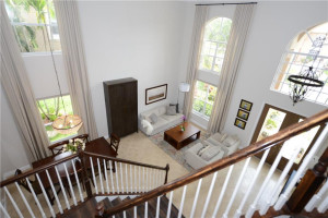 Photo for 5920 NW 54th Circle, Coral Springs, FL 33067 - Listing #FX-10333190 View from upstairs area with 19 ft ceiling