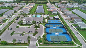 Photo for 9949 Steamboat Springs Circle, Delray Beach, FL 33446 - Listing #FX-10335705 Aerial of community recreation facilities
