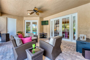 Guests will love to visit on the paver patio.