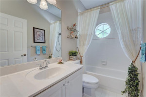 Guest bath 2 is perfect for visiting in-laws.