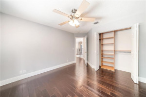 Bedroom #2 With Wood Floors & Built-In Closet Bedroom #2 With Wood Floors & Built-In Closet