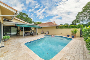 Take a dip in the refreshing, newly resurfaced salt water pool. Baby safety gate included.
