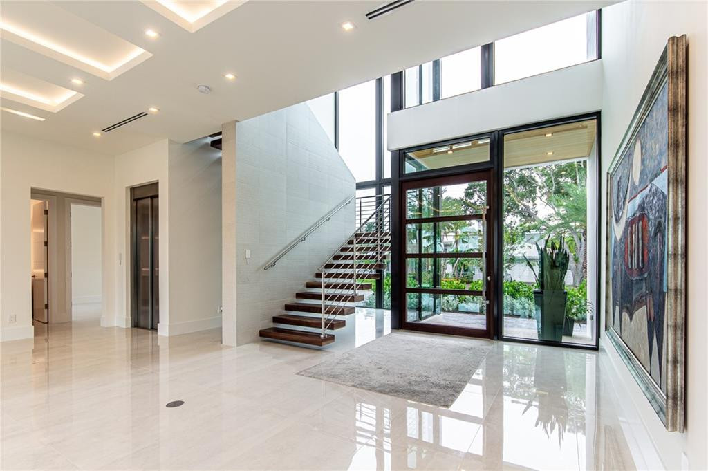 Foyer Entry w/ Elevator