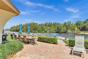 BBQ picnic area, with dock and dock spaces