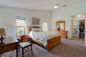 Master bedroom offers large walk-in closet and spa like master bath Master bedroom offers large walk-in closet and spa like master bath