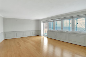 Primarry Bedroom. Protective Film on Windows for exterior construction.