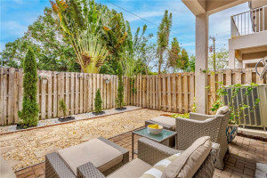 Private patio backyard to enjoy a barbeque