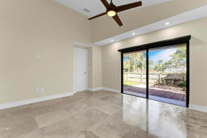 Photo for 9975 SW 59th Court, Cooper City, FL 33328 - Listing #FX-10426005 Impact sliders w view of the backyard & park