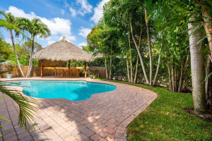 Photo for 584 NW 87th Terrace, Coral Springs, FL 33071 - listing #FX-10428451 Welcome Home!! Private pool with tiki hut.