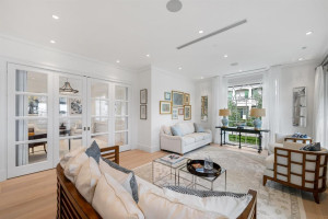 French Doors to Office or Potential Bedroom Suite