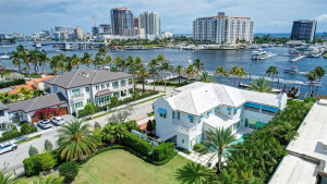 The vacant lot shown is not included in the listed price