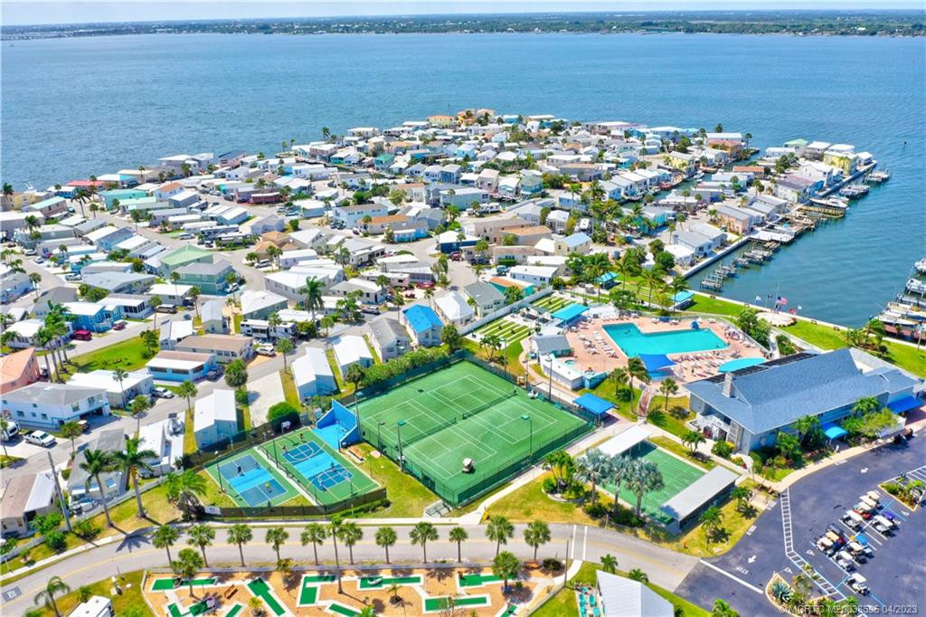 Arial view amenities