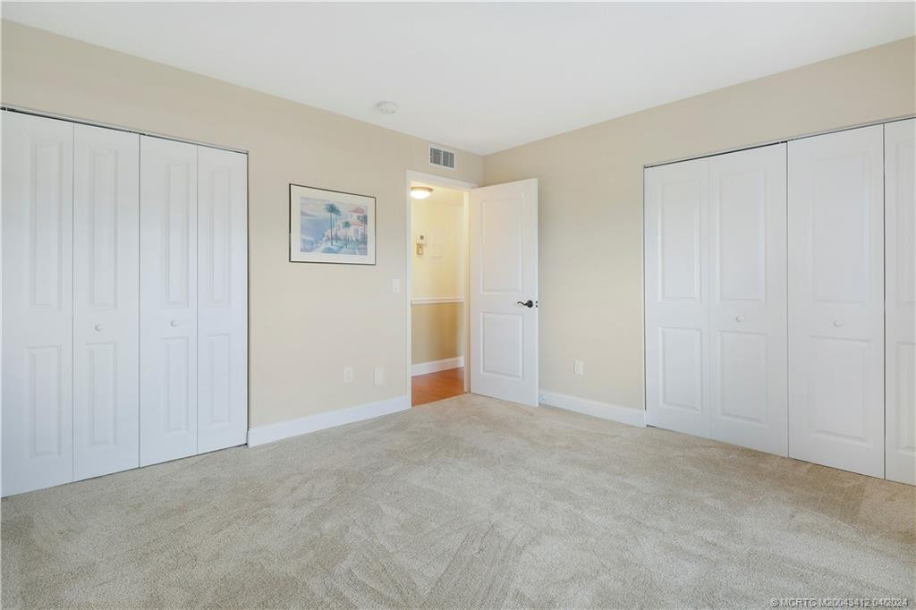 features double closets