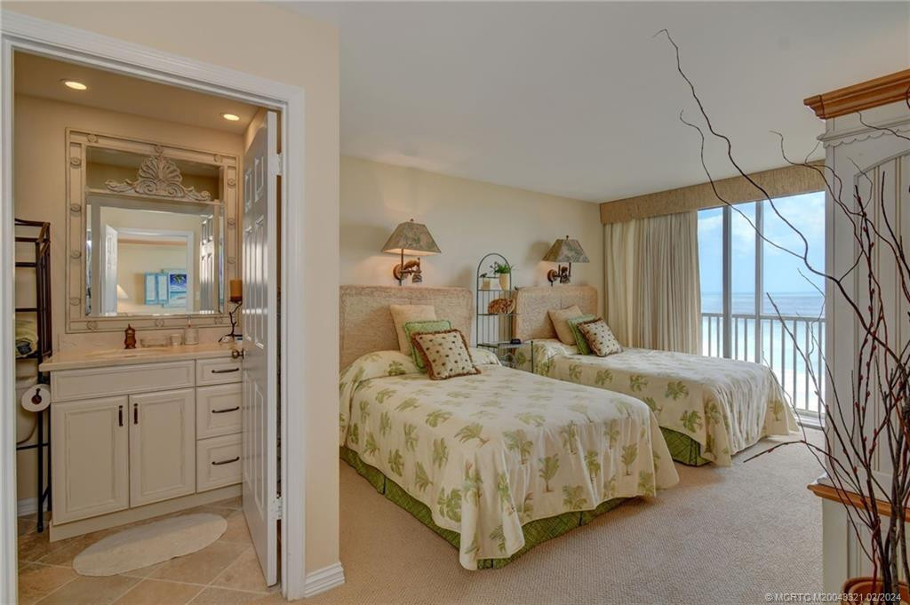 Guest bedroom and bathroom