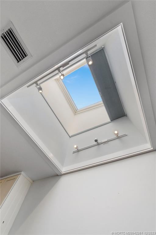 Newer skylight by the kitchen/eating area