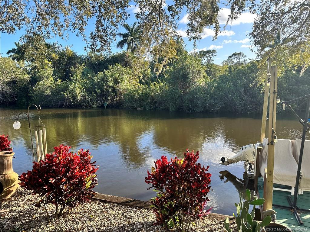 View of South Fork St Lucie River & preserve
