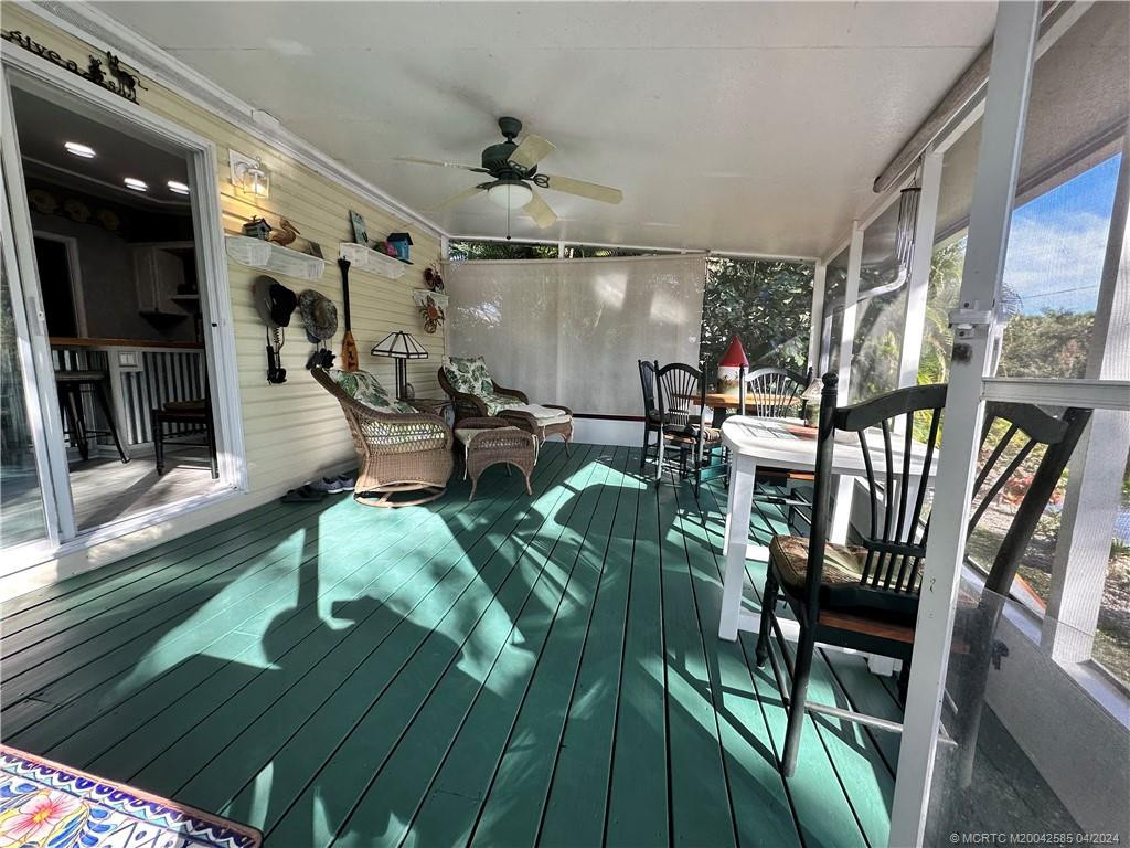 Riverfront Screened porch