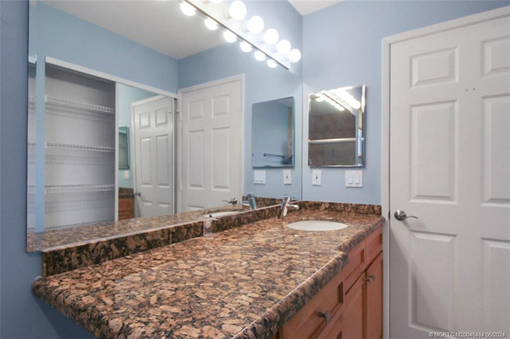 updated master bathroom