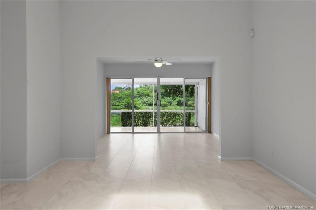 pond view from dining area