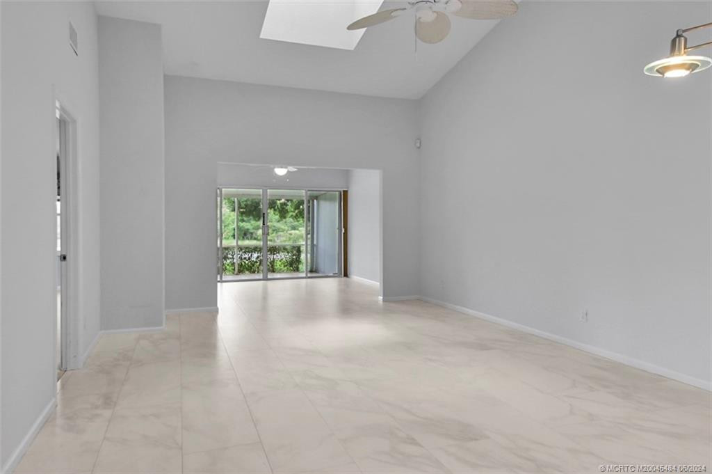 long view from dining area