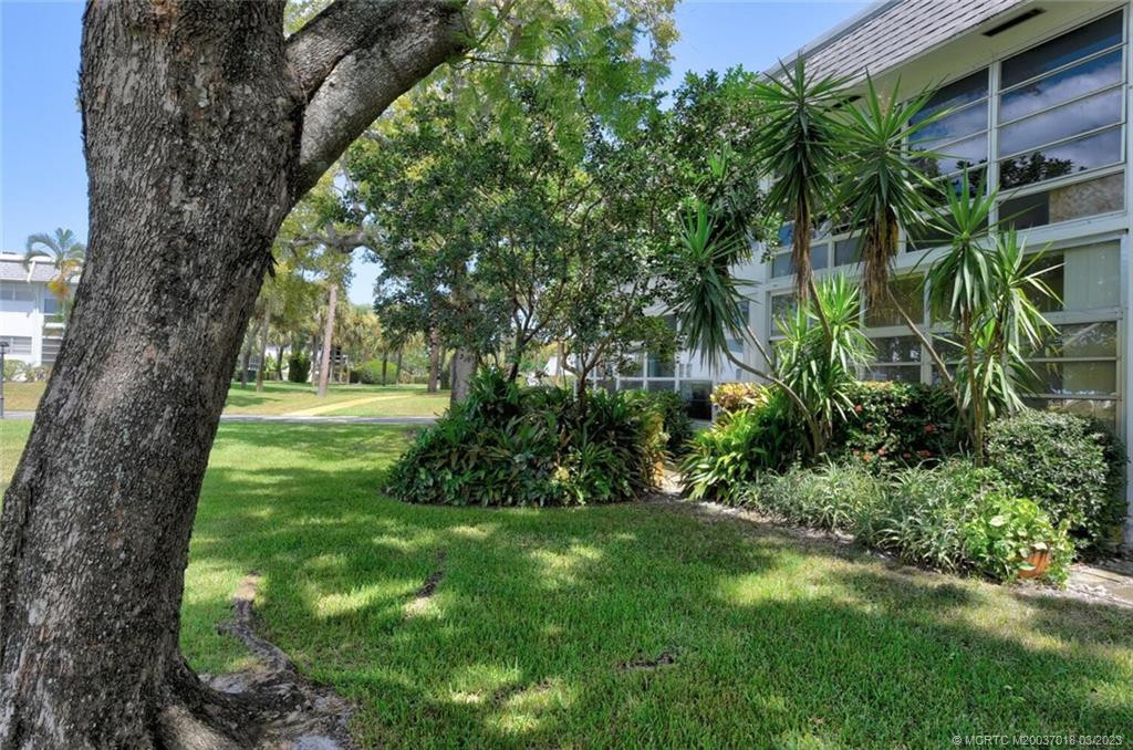Backyard with Lush Landscape