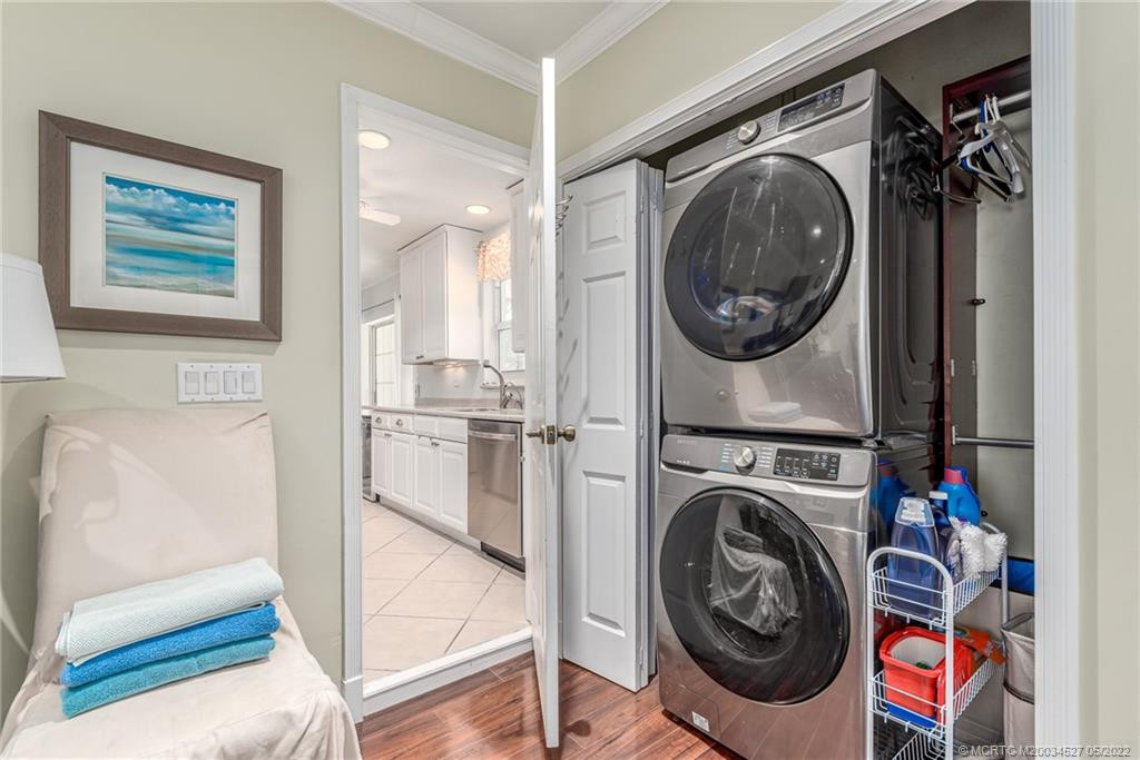 Laundry in master bedroom