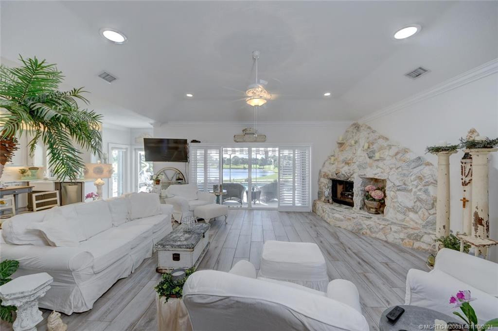 Living Room with Fireplace