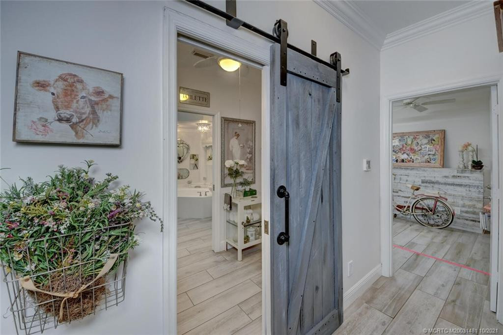 Barn Door to Master Bath