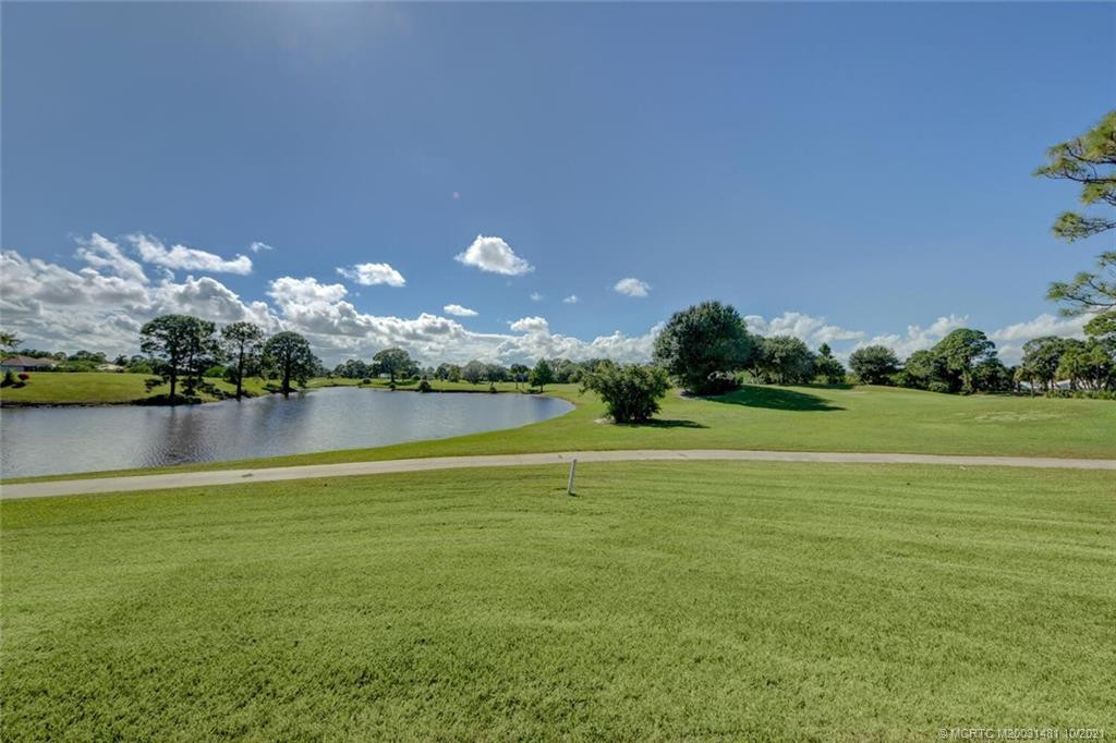 Golf Course and Lake View