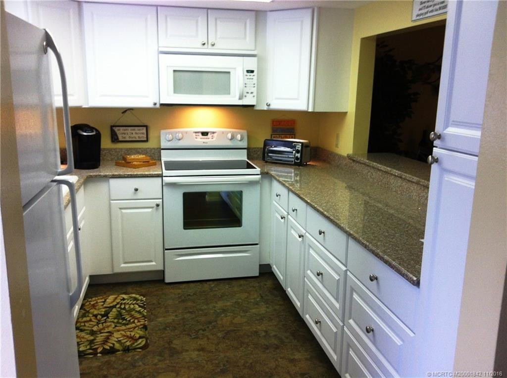 Kitchen stove and cabinets