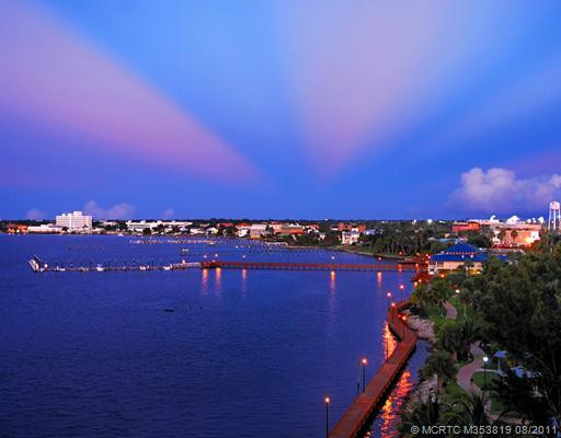 Aerial View. Downtown Stuart, FL