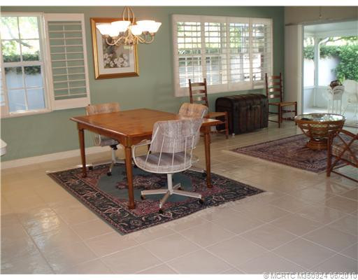Dining Room. TILED FLOORS IN KITCHEN, DINING AND FAMILY ROOMS. SHUTTERS AND FRESH DECORATOR COLORS MAKE THIS HOME A TERRIFIC BUY.