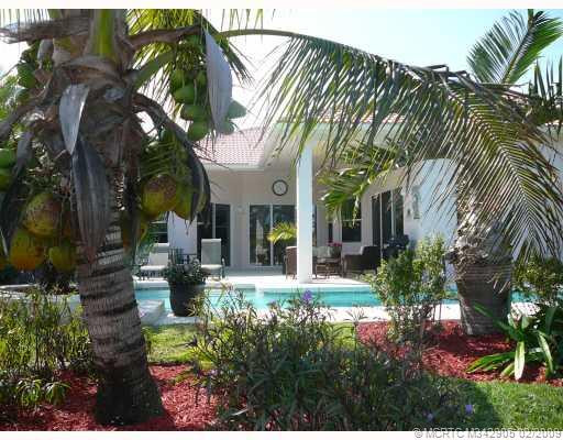 Swimming Pool/Hot Tub/Sauna. View from backyard looking toward the house...Paradise found! Fabulous for entertaining or just quiet private serenity to call your own.