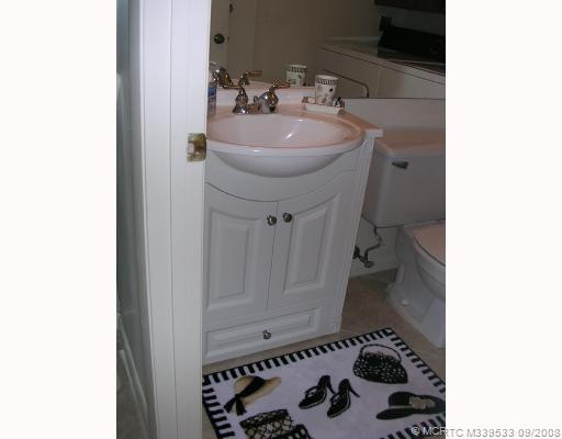 Master Bath/Spa. 1/2 BATH HAS NEW VANITY AND TILE FLOORS
