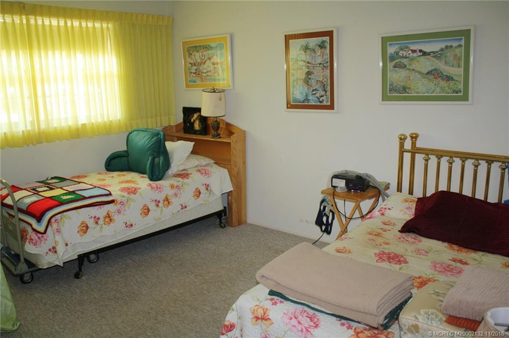 The second bedroom is perfect for guests and has great closet space.