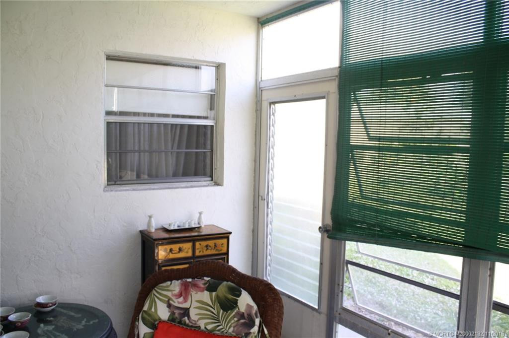 Relax in privacy on your enclosed porch.