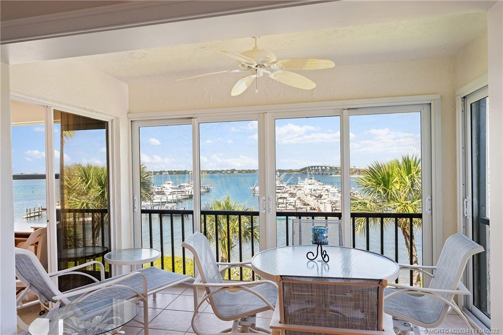 Balcony, facing west.