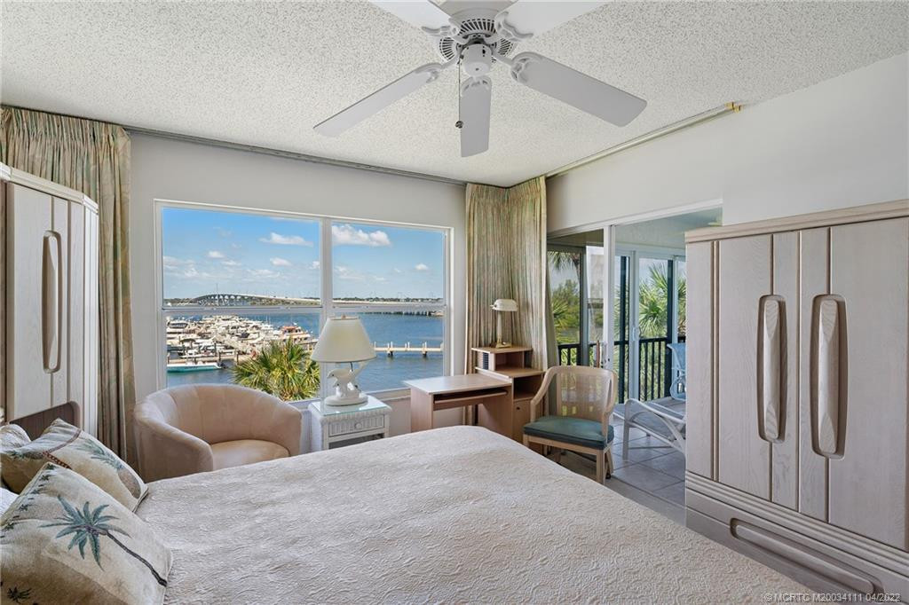 Main Bedroom with sliding glass door access to Balcony