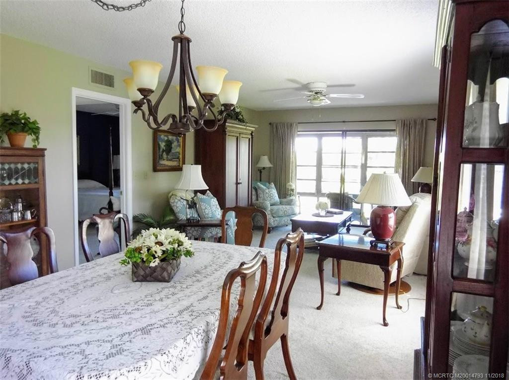 Dining room into living room