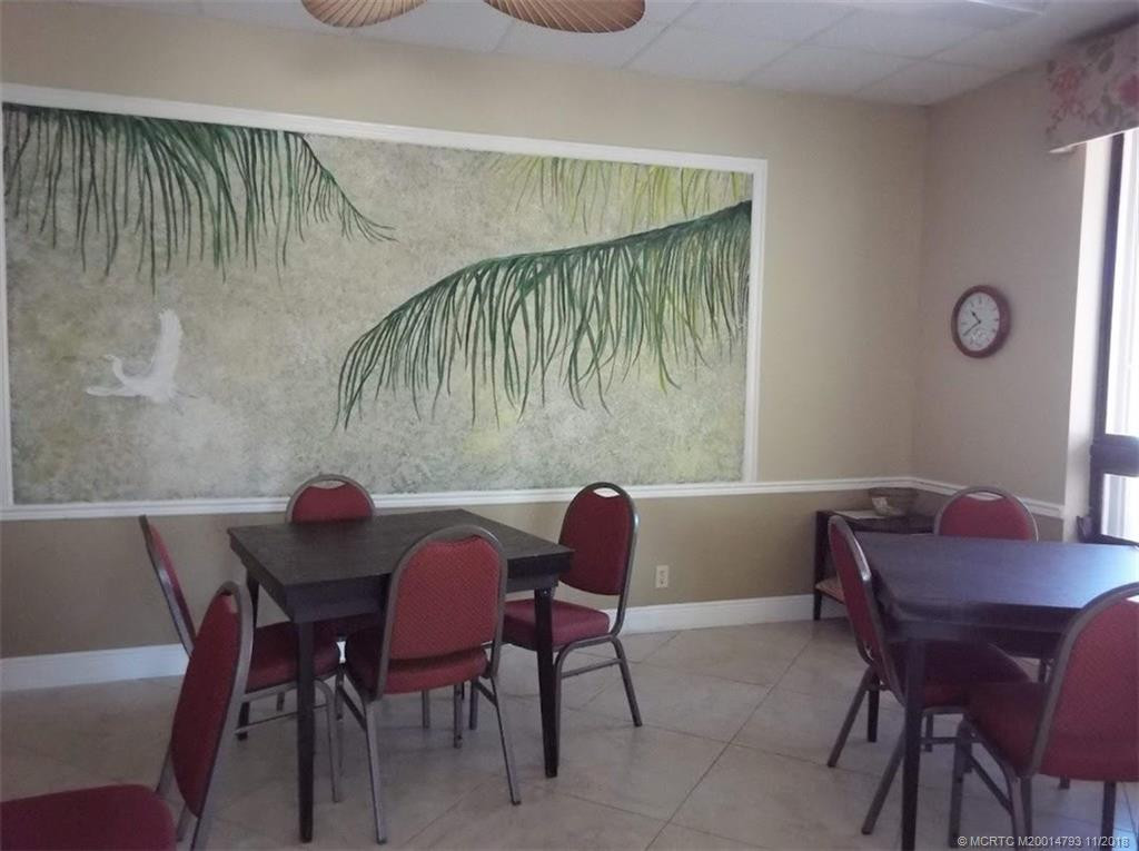Card/game room in the clubhouse